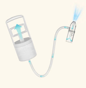 Dụng Cụ Hút Mũi Kéo Tay Thế Hệ Mới Chất Liệu Nhựa Nguyên Sinh Lực Hút Mạnh An Toàn Cho Bé KILUTA - SP0532