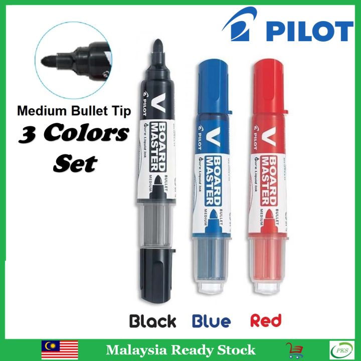 Pilot V Board Master Whiteboard Refillable Marker Pen Medium