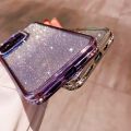 Gradation Glitter Dia Case For iPhone 14 13 11 12 Pro XR X XS Max 7 8 Plus SE Soft Rhie Plating Bumper Sequin Cover. 