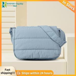 【HFM】 Women Padded Shoulder Bag Soft Down Hobo Bag Large Capacity Puffy Tote Handbag Quilted Crossbody Bag Slouchy Travel Bag