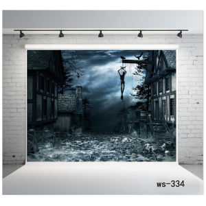 ฉากหลังวันเกิด แบนเนอร์ฉลองงานปาร์ตี้ ผ้าม่านฉากหลังธีมฮาโลวีน ผ้าพื้นหลังเทศกาล