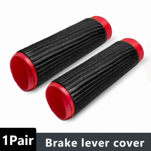 ปลอกมือจับซิลิโคนกันลื่นสำหรับที่หุ้มด้ามจับมอเตอร์ไซค์ที่ป้องกันการสั่นสะเทือนฝาครอบป้องกันคันเบรค