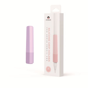 Non-slip Soft Silicone Pencil Grip Holder Compatible with Apple Pencil Pro & 2nd Generation & USB-C