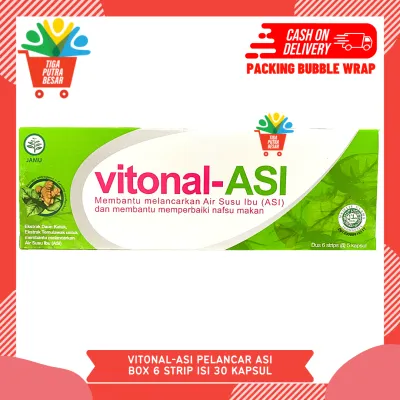 VITONAL ASI PELANCAR AIR SUSU IBU BOX 6 STRIP ISI 30 KAPSUL