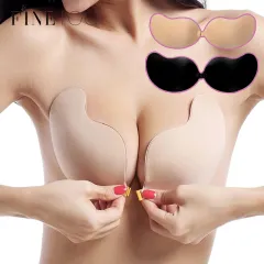 FINETOO Front Closure Bras Silicone Women Breast Petals Sticker