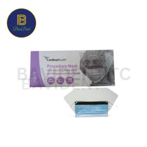 Procedure Mask with Anti-Fog Foam Strip and Wrap around Eye Shield Per pack-5pcs