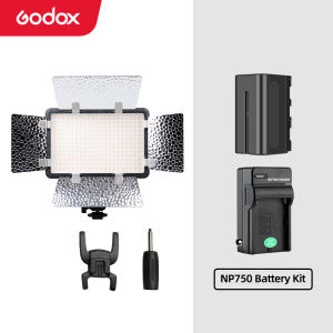 Godox LED308W Mark II 5600K 380 LED Video Light + Remote for DV Camcorder Camera come with NP770 Battery & Charger