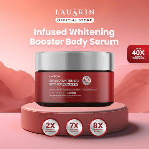 Lauskin Beauty Whitening Booster Body Serum Original Mencerahkan Kulit