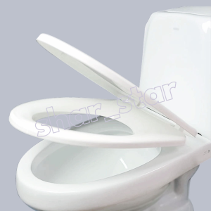 Jayone Toilet cover seat  Comptible with American Standard Toildet Seat /  Extra Large One-Touch Soft-Close Toilet Seat Cover / Made in korea