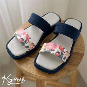 Kyoree Kana Sandal Wanita Platform - Sandal Printing