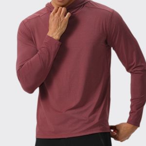 Fitness Long Sleeve T-Shirt Men Running Compression T-shirt Gym Fitness Workout Tights Hooded Sweatshirt Top Outdoor Recreation2026