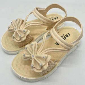 A33+2 IMPORT Sandal Anak Perempuan Sandal Pesta Pita Fashion Flat Lembut Termurah Bahan Karet Ukuran 24-35