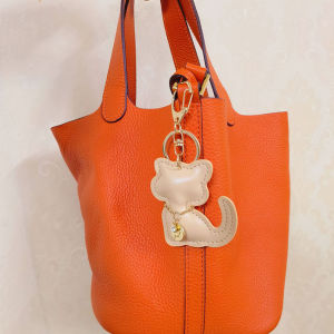 Hmeme Phim hoạt hình Kitten Túi Mặt dây chuyền sáng tạo xe Keychain Mặt dây chuyền Kitten điện thoại di động Trường hợp vá dây đeo cổ tay Mặt dây chuyền