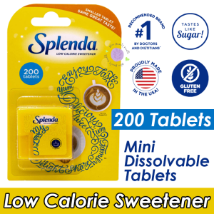 SPLENDA No Calorie Sweetener Single-Serve Packets - 100 Count l 500 Count l Sweet Minis 200 l 500 Tablets Vegetarian - USA Product
