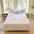 Dansunreve 100% Cotton Bedsheet 1200TC Breathable Floral Fittedsheet Single Queen King Super King. 
