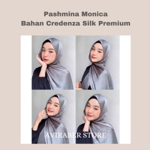 Pashmina Credenza Silk Premium / Bisa COD / Pleated Shawl / Hijab Pashmina Panjang / Pashmina Terbaru Kekinian / Grosir Hijab / AVI