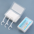 50 Pcs Floss Stick Dental Floss Picks Biodegradable Dental Picks for Teeth Cleaning, Plaque Remover. 