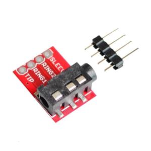 TRRS 3.5mm Stereo Jacks Breakouts Module Headphones Video Audios Jacks Supporting Audios Output And Microphone Input