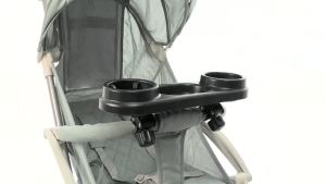 Baby Stroller Dinner Plate Puchchair Snack Tray Universal Type Three-position Hole Clamp Adjustable Cup Holder Bebe Accessories