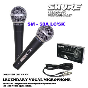 MIC KABEL SM58 SK (SWITCH) / MIC SM58 LC (NON SWITCH) MICROPHONE KABEL SM 58 LC / SM 58 SK