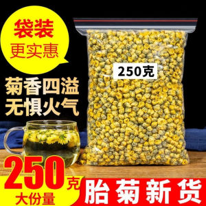 Grade AChrysanthemumBudsBungaKekwa500G正宗特选桐乡胎菊清肝明目杭白菊清热降火菊花茶胎菊王 tea