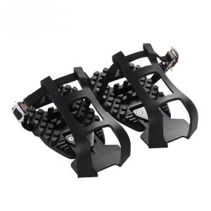 1 Pair Adjustable Bike Toe Clamp Professional Bicycle Foot Pedal Adapter Bicycle Cycling Toe Clips
