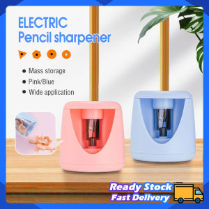 Electric Pencil Sharpener Student Stationary Supplies for 6.5-8mm Pencil Color Pencil Battery Rechargeable Rotary Automatic Sharpener | Gaben Home