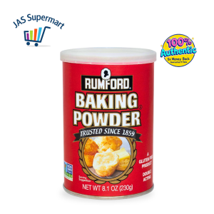 Rumford Premium Baking Powder 230g – Aluminum Free Gluten Free for Baking