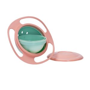 Mangkuk Anti Tumpah untuk bayi&kanak-kanak Universal Gyro Bowl Anti Spill Bowl 360 Degrees