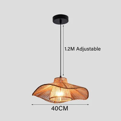 Đèn Chùm Mây Bohemian Dệt Tay Mặt Dây Chuyền Âm Trần Thích Hợp Cho Nhà Bếp Phòng Ăn Phòng Khách Và Phòng Ngủ