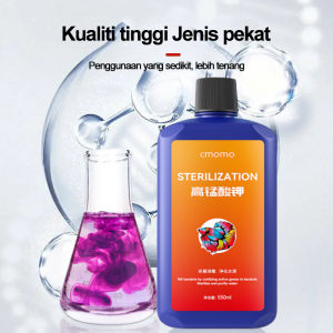 kalium permanganat【Merawat ikan yang sakit】Potassium Permaganate Ubat ikan Merawat keradangan kulit ulser dan luka Bintik putih Mata Mendung Sirip busuk badan Penyakit menggalakkan penyembuhan luka Ubat ikan Potassium Permanganat