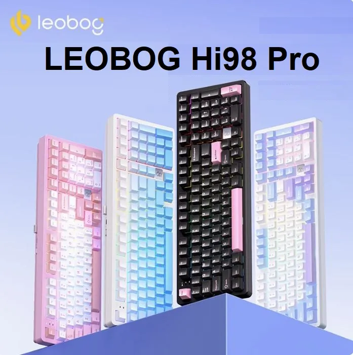 Bàn phím cơ nhôm full size LEOBOG Hi98 Pro, Mạch Xuôi, RGB, Plate FR4, hotswap 5 pin, 98% | BigBuy360 - bigbuy360.vn Bàn phím cơ nhôm full size LEOBOG Hi98 Pro, Mạch Xuôi, RGB, Plate FR4, hotswap 5 pin, 98% | BigBuy360 - bigbuy360.vn