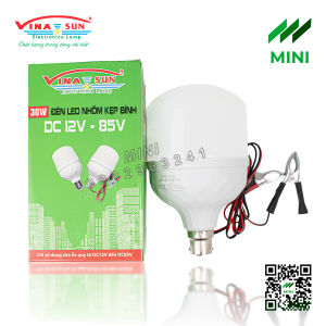 Bóng đèn VINASUN 30W kẹp bình ắc quy 12V – 85V