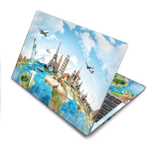 Universal Pokemon Pikachu Cover Laptop Stickers Skins 2pcs 14"15.6" HD Skin Leaf Anime Decorate Cute Cartoon Kawaii waterproof Decal for Macbook /Lenovo/Asus/Hp/Acer/Dell
