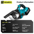 มาถึงใน 3 วัน🚚เครื่องดูดฝุ่นไฟฟ้าทรงพลังพิเศษสำหรับ Makita 18V BL1860B BL1840B เครื่องดูดฝุ่นไฟฟ้าแบบพกพาไร้สายประสิทธิภาพสูง 1,000 วัตต์ ชาร์จไฟได้ สำหรับเครื่องมือทำความสะอาดกลางแจ้งและในครัวเรือน. 