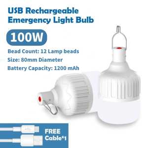 USB Usb Rechargeable Light Led bulb Emergency Light Camping Lamp Night Market Lamp Lampu Pasar Malam Bulb Outdoor Waterproof