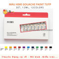 Màu Gouache Miya Himi dạng tuýp 12ml - Bộ 12 màu / 18 màu / 24 màu / 36 màu - SUGI ART SHOP. 