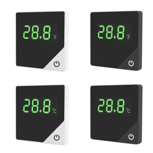 Wireless Aquariums Temperature Sensors Touches Screen Alarm LED Environment for Hydroponic Systems and Terrariums