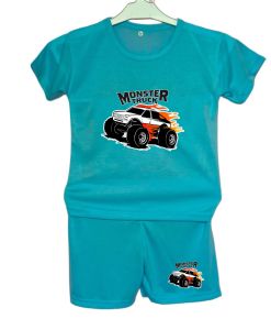 jiusenli Set Anak / setelan Anak / Laki Laki Dan Perempuan 2-10Tahun Edisi MONSTER TRUCK Seri 15