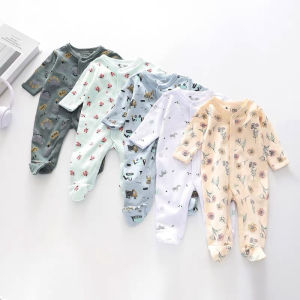 Xuxin Top Sale 5Piece Newborn Infant Baby Bodysuit Romper FrogSuit Sleepwear Onesie For Anti-Mosquit