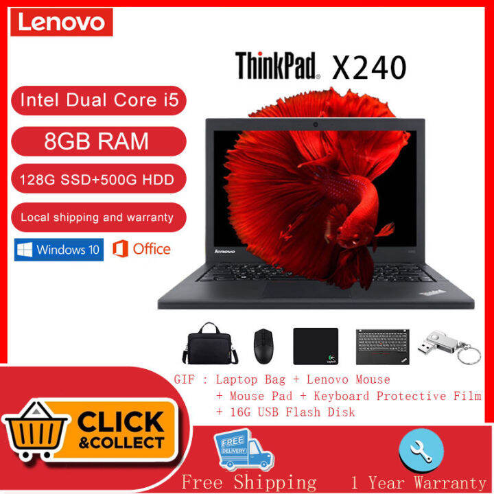 BrandNew Lenovo Laptop ThinkPad X240 Intel Quad/Dual-Core I7 / 8GB RAM ...