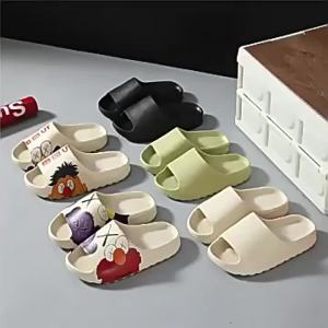 [Free Shipping] Trendy And Fashionable Coconut Slippers Soft And Thick-Soled Suitable For Couples For Indoor And Outdoor Use And For The Beach
