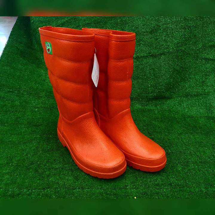 รองเท้าบูท KUBORO รุ่น A1500 สีส้ม นิ่ม น้ำหนักเบา