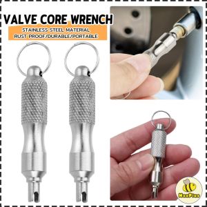 Tire Valve Core Screwdriver for Car Tyre Valve Core Remover Tool Tire Repair Keychain Design