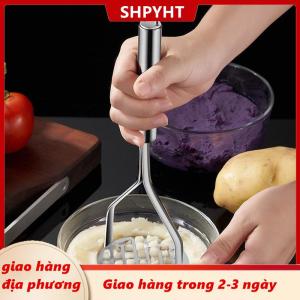 [COD] SHPYHT Giao hàng địa phương Tiện Ích Nhà Bếp Sáng Tạo Bùn Báo Chí Masher Puree Sản Xuất Nước Trái Cây Thép Không Gỉ Khoai Tây Máy Nghiền Pusher Công Cụ Trái Cây Cocina Cozinha
