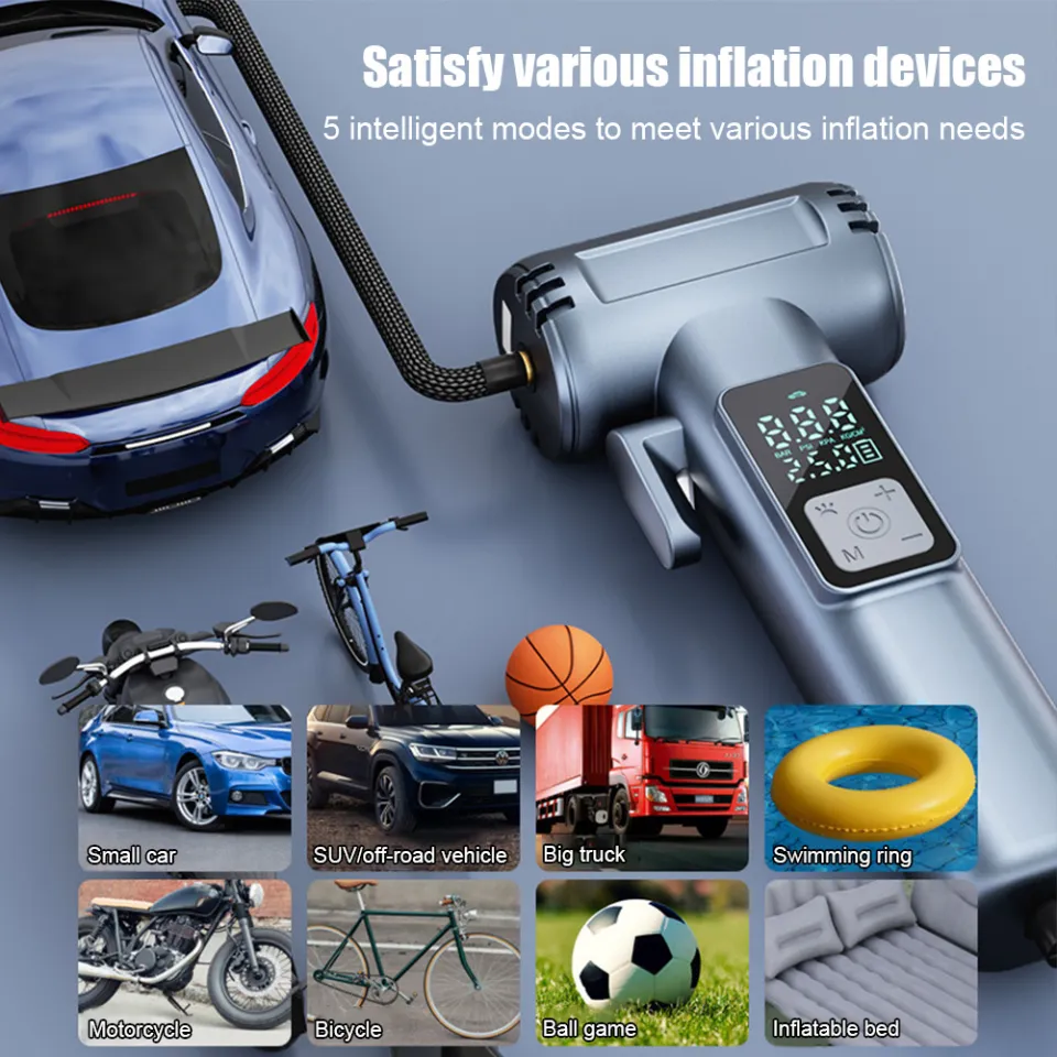 4 In 1 (Digital Tire Gauge Flashlight Emergency Hammer Emergency Seat Belt Cutter) Emergency Utility Tool (Silver - View #11