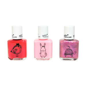 Non-toxic Kids Nail Polish From France Safe for Little Ones - Lucette Rosie Betty Set