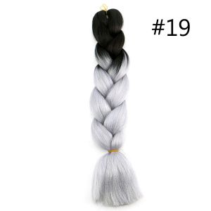 Teabelle 60CM Kanekalon Ombre Synthetic Jumbo Braiding Hair Extension Afro Twist Braids