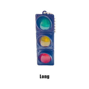 Plastic Traffic Light Key Chain Glowing Charms Car Keychains Signal Light Pendant Bag Pendant Jewelry Accessories 3D Key Ring Simulation Electronic Traffic Light Keychain Pendant Mini Pedestrian Light LED Light-emitting Toy Kids Cognitive Toy Gift