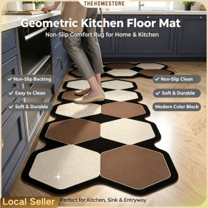 Kitchen Soft Diatomite Mat Absorbent Floor Mat Anti Slip Quick Dry Carpet Non Slip Alas Kaki Karpet Dapur